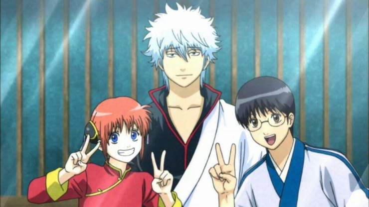 Shinpachi and Kagura's maturation and the deep and meaningful epilogue.